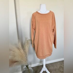 NWT Endless Blu - Casual Oversized Peach Sweatshirt Tunic/dress